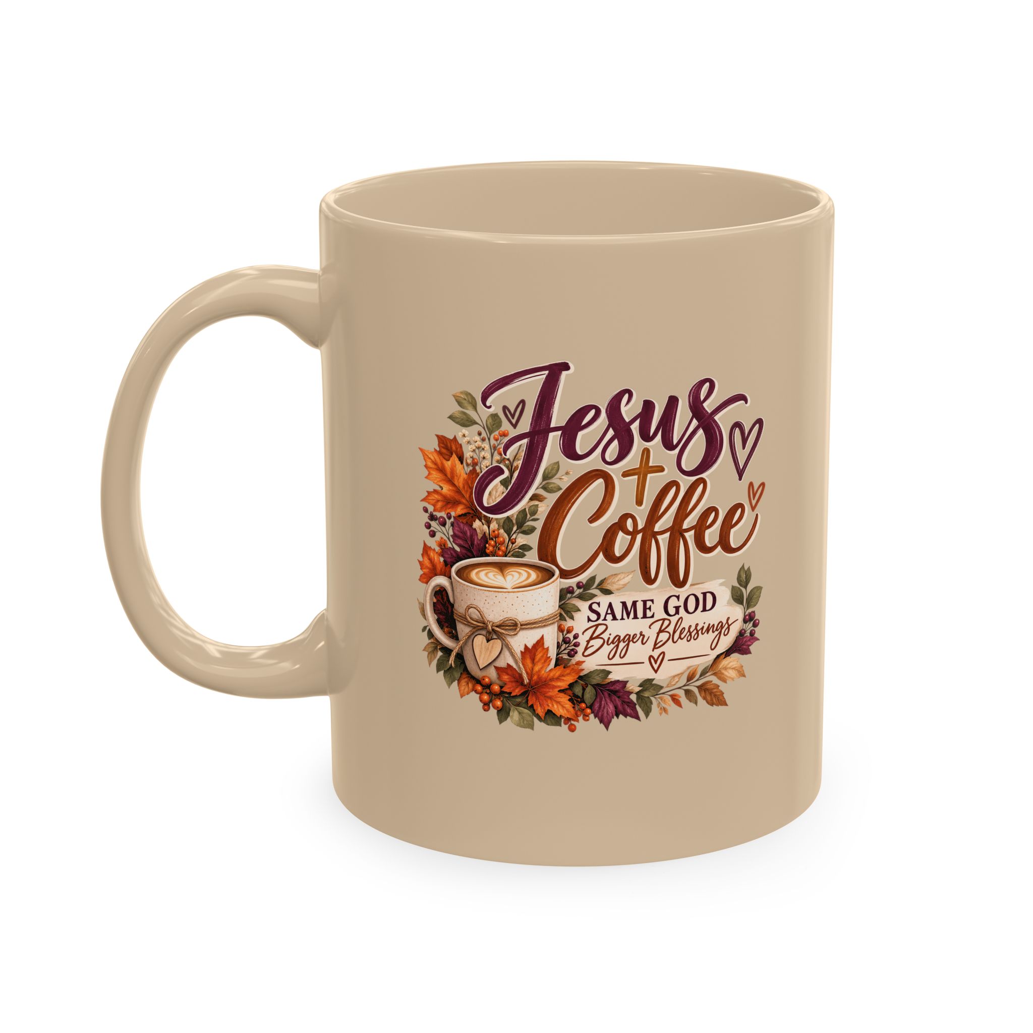 Personalized Jesus + Coffee Traditional Ceramic Mug