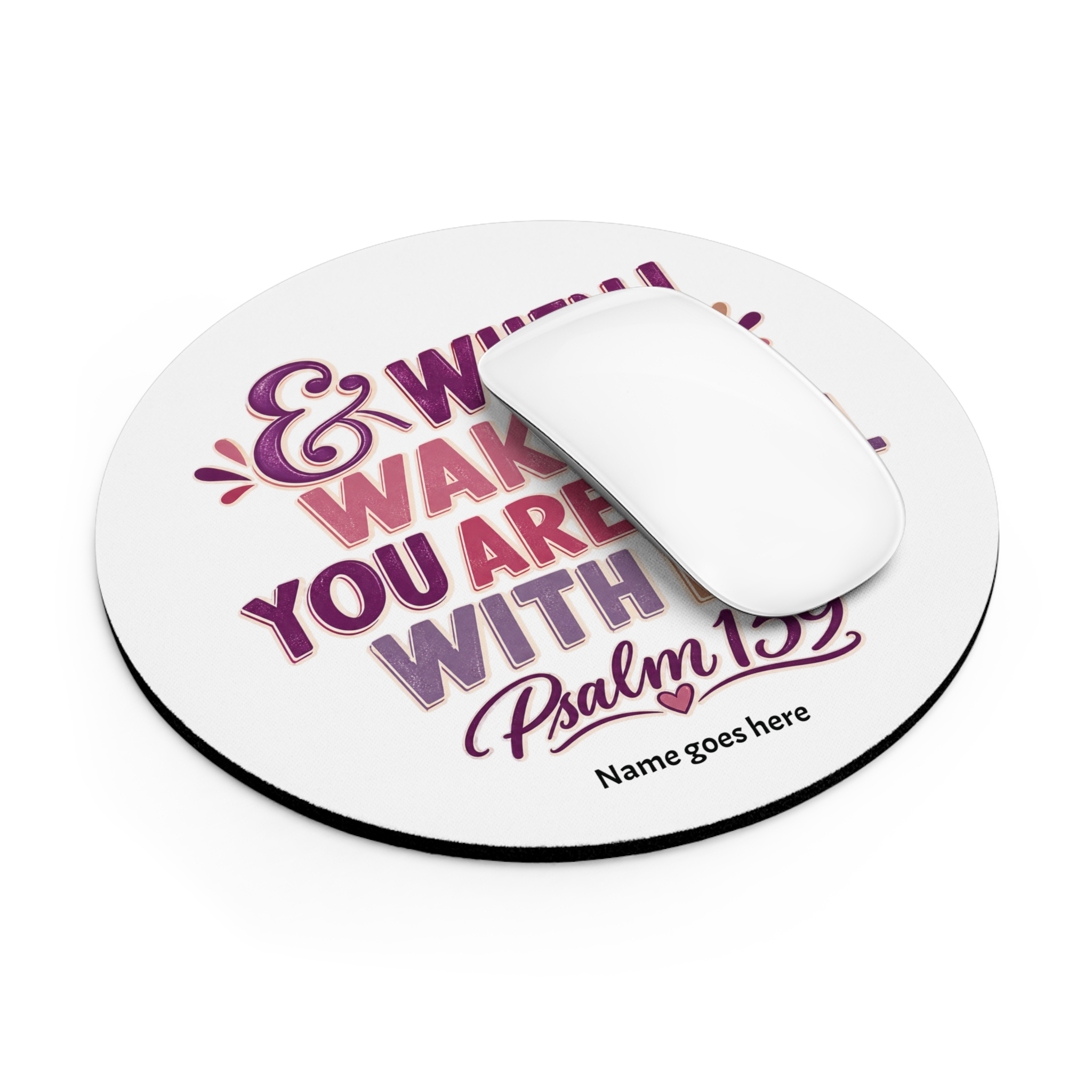 Personalized Psalm 139 Mouse Pad - Image 4