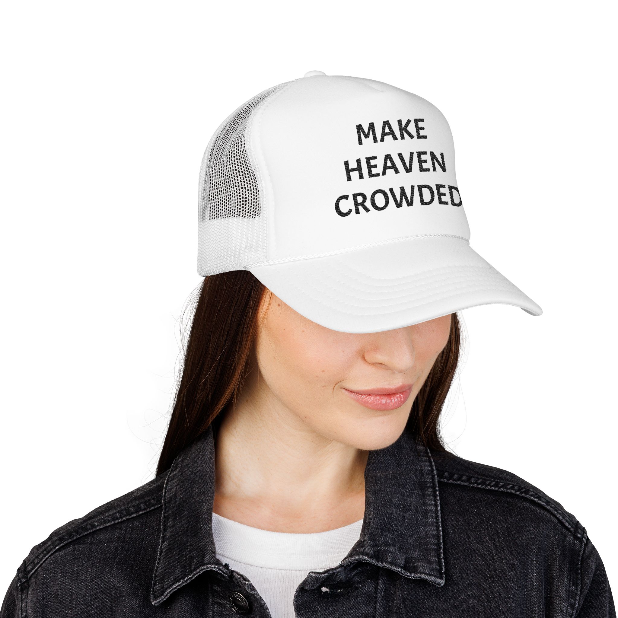 Make Heaven Crowded Foam Trucker Hat - Image 24