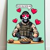 Cutie Pie Soldier Art Print
