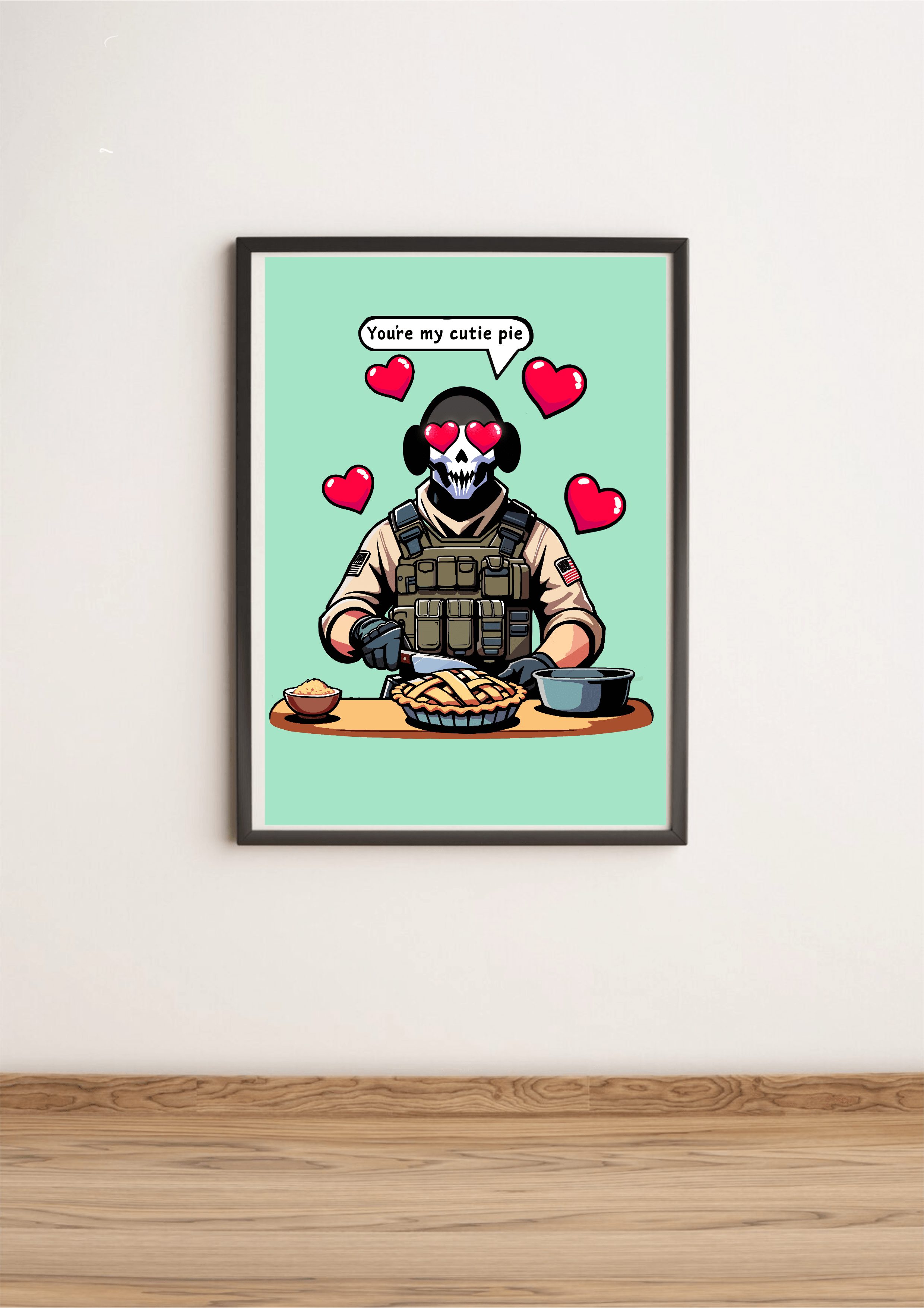 Cutie Pie Soldier Art Print - Image 2