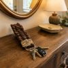 Brown Sugar Hollow scrunchie keychain