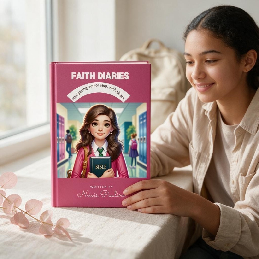 Faith Diaries: Navigating Junior High with Grace - Christian Book For Girls