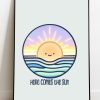 Here Comes the Sun Art Print
