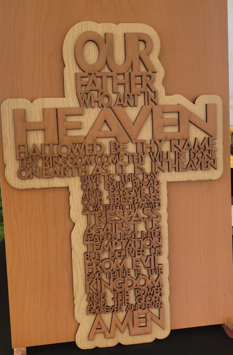 Lords Prayer Cross