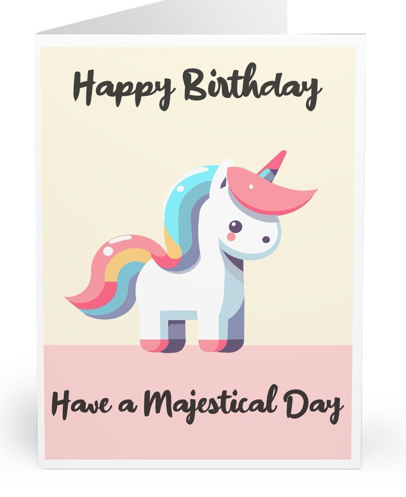Majestical Unicorn Card