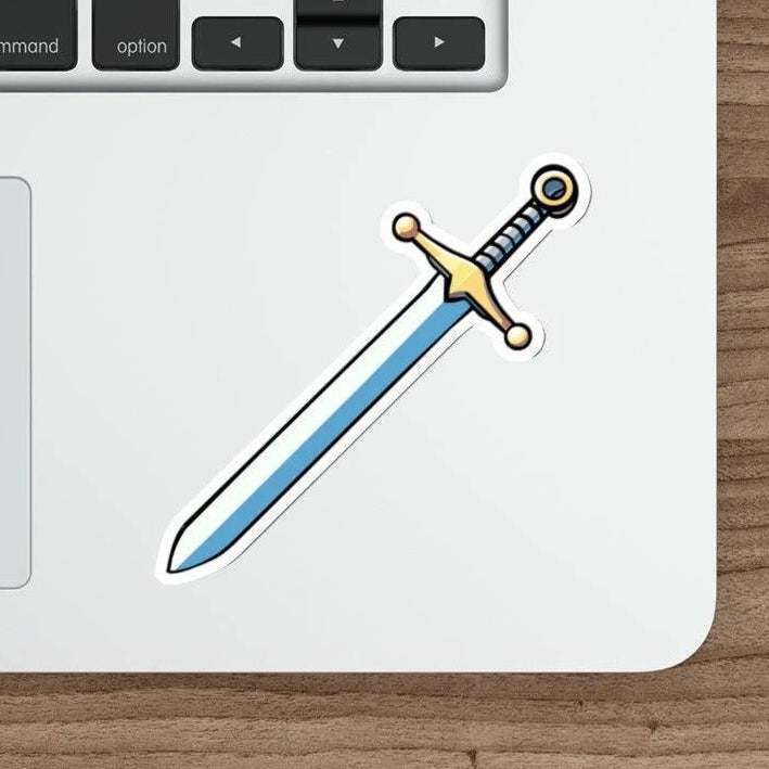 Cartoon Sword Sticker