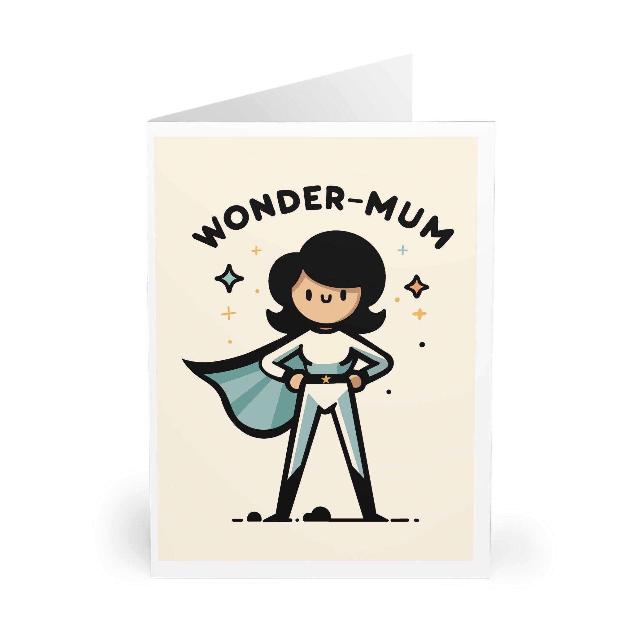 Wonder-Mum Greeting Card - Image 2
