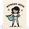 Wonder-Mum Greeting Card