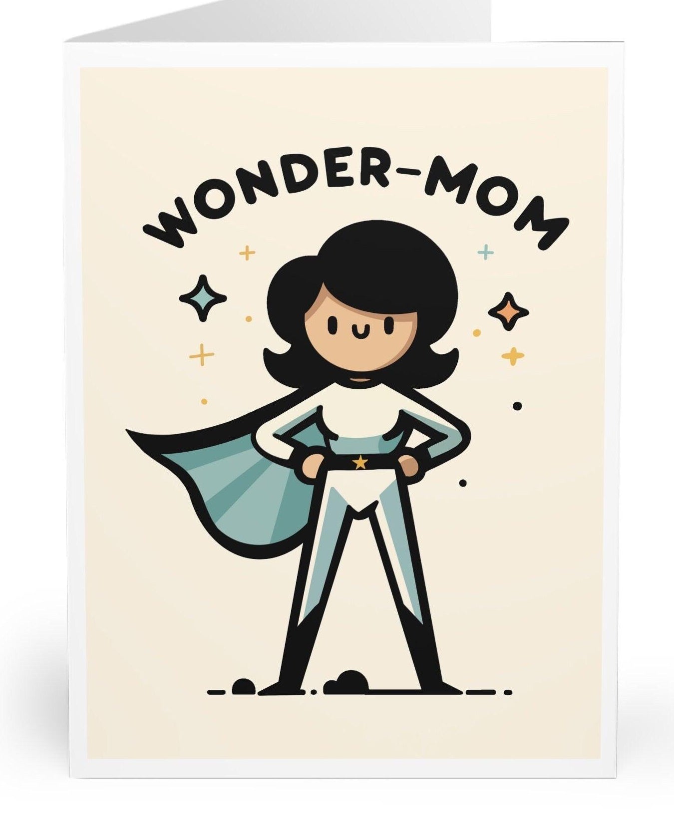 Wonder-Mum Greeting Card
