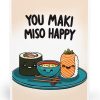 You Maki Miso Happy Card