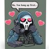 No, You Hang Up First Card