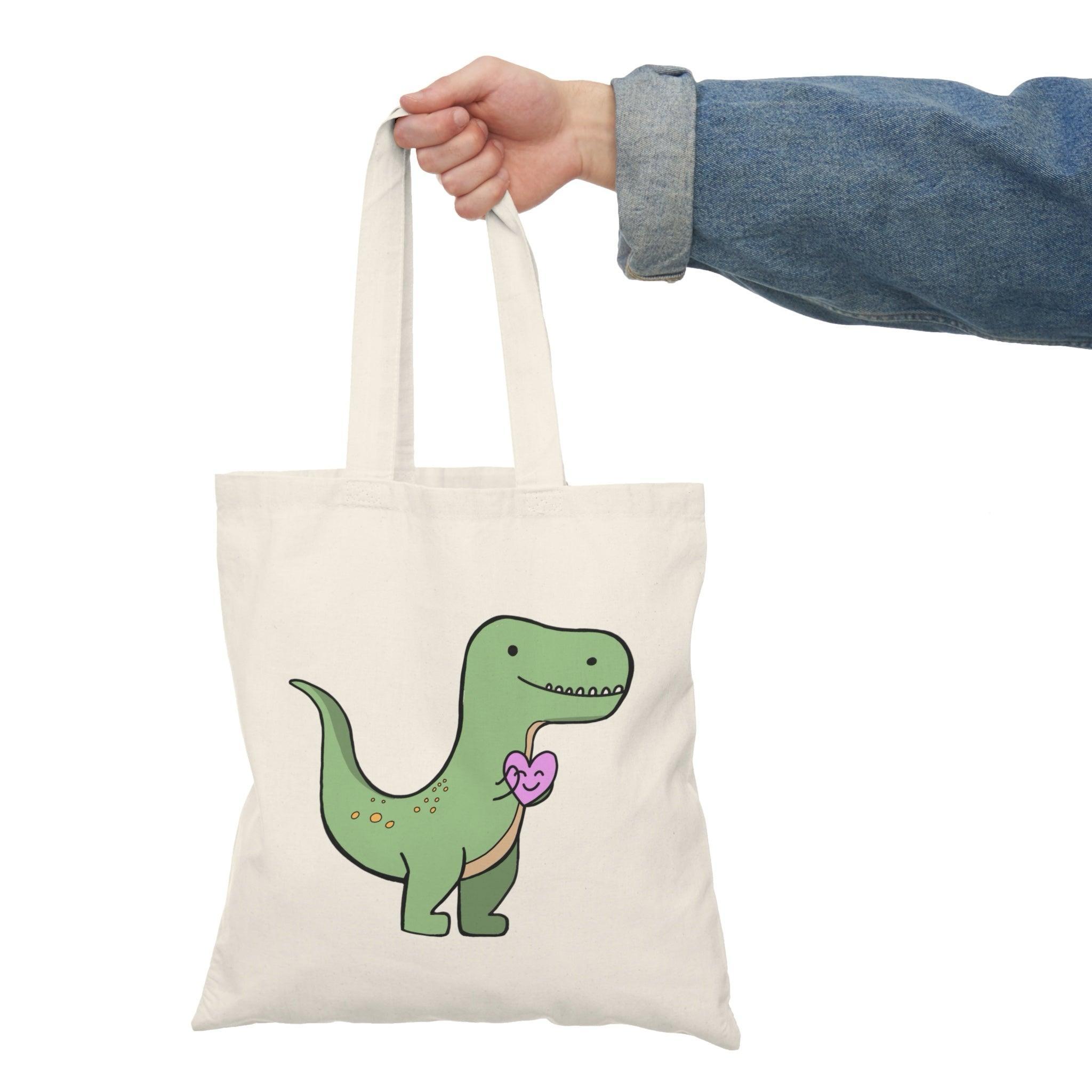 T-Rex with a Heart Tote - Image 2