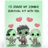 Zombie Survival Kit Card