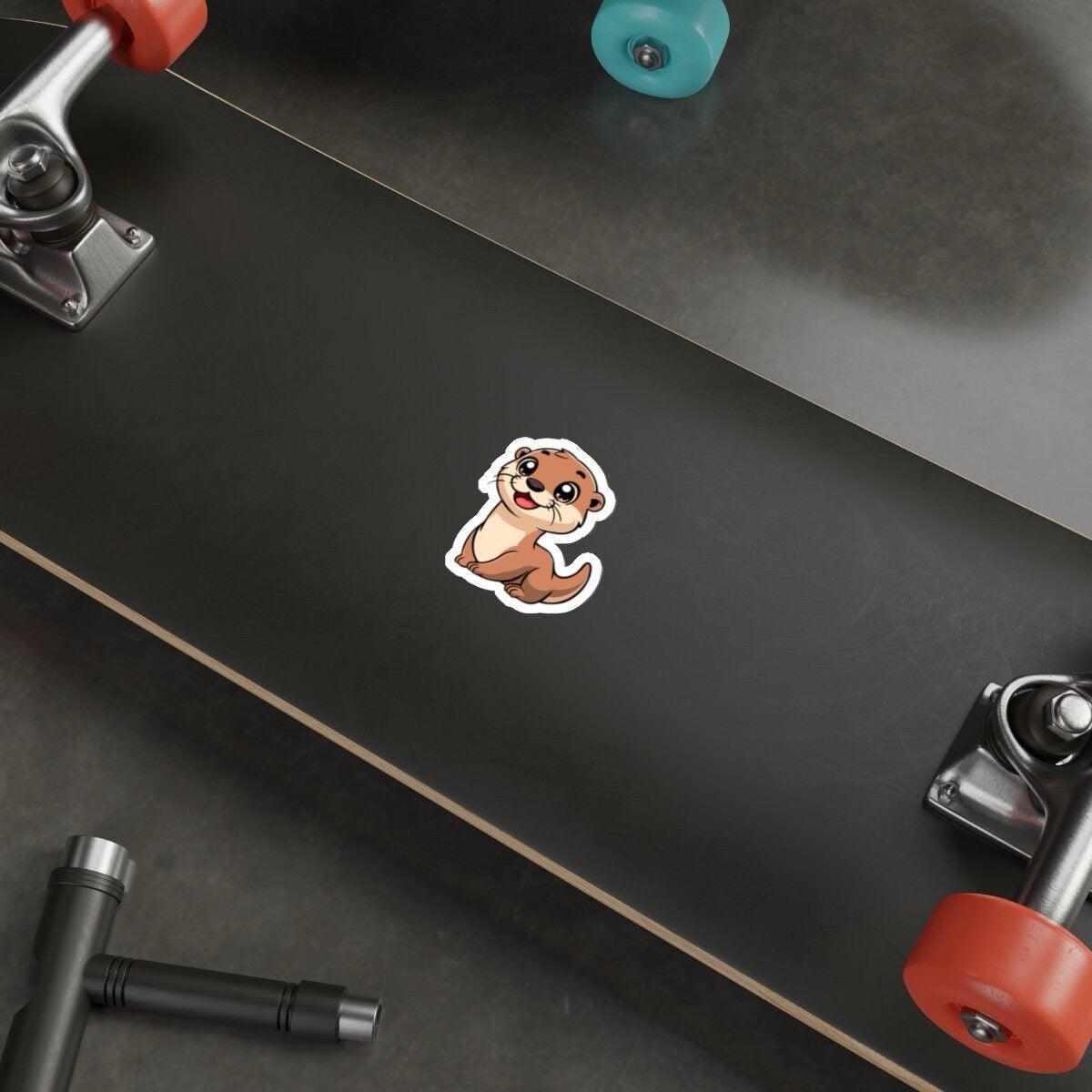 Cartoon Otter Sticker - Image 3