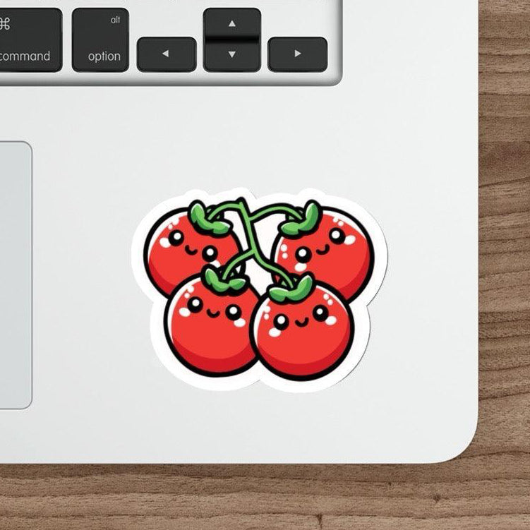 Cartoon Tomatoes on a Vine Sticker