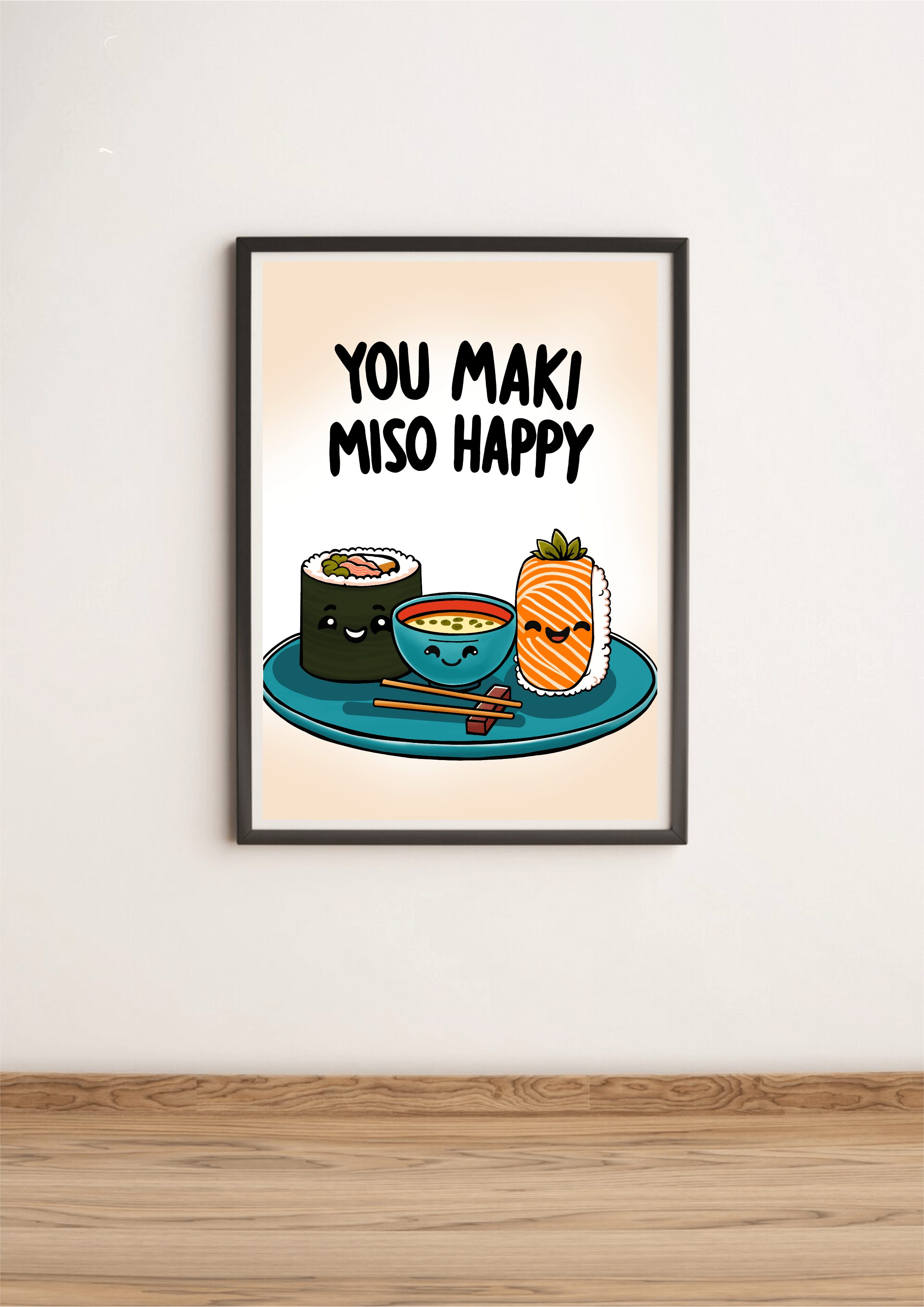 You Maki Miso Happy Art Print - Image 2