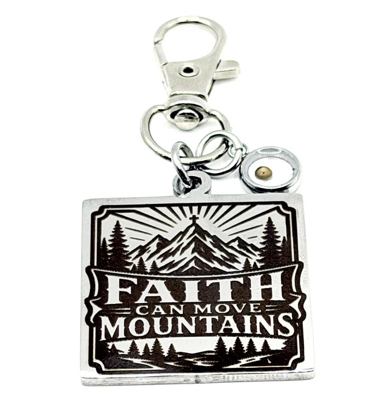 Faith Can Move Mountains Mustard Seed Charm - Image 2