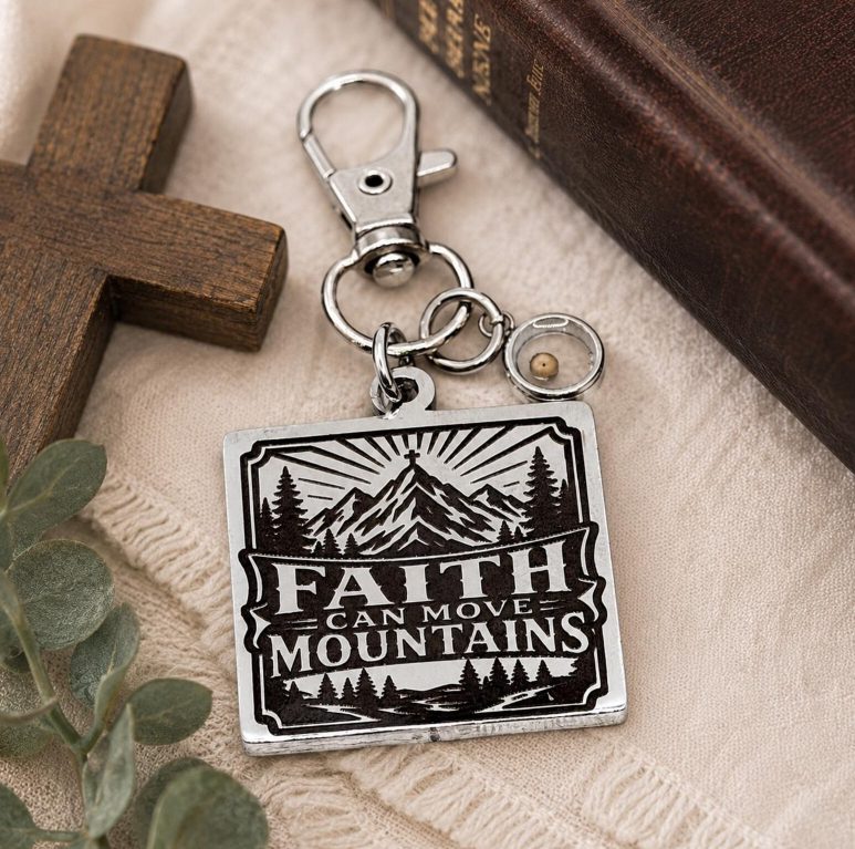 Faith Can Move Mountains Mustard Seed Charm