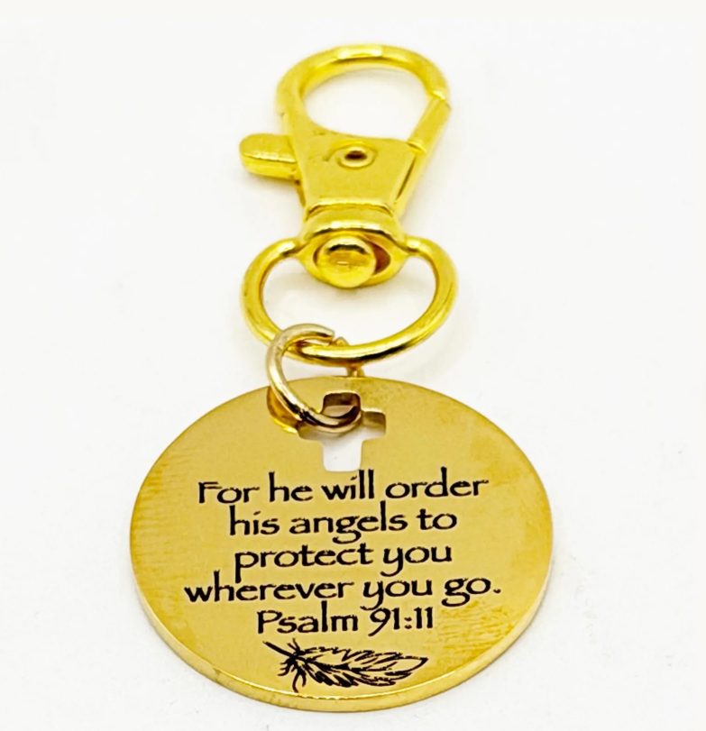 He Will Order His Angels Protection Charm - Image 2