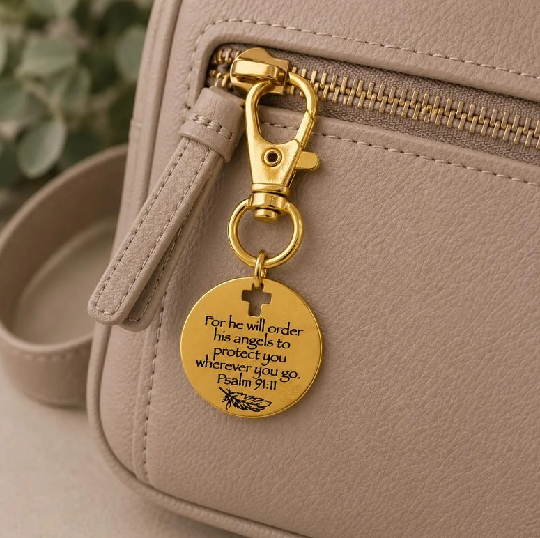 He Will Order His Angels Protection Charm - Image 3
