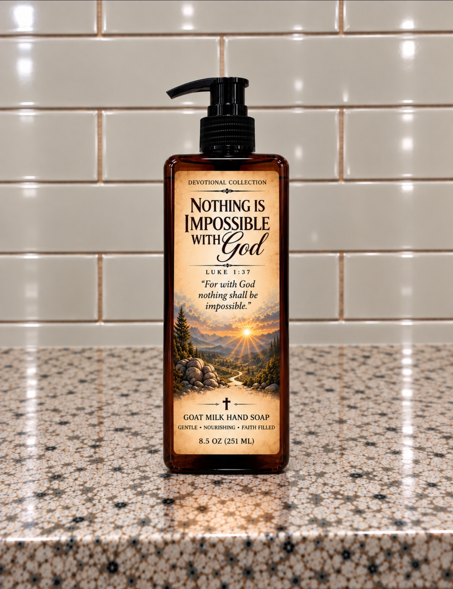 Nothing is Impossible with God| Goat Milk Hand Soap - Image 2