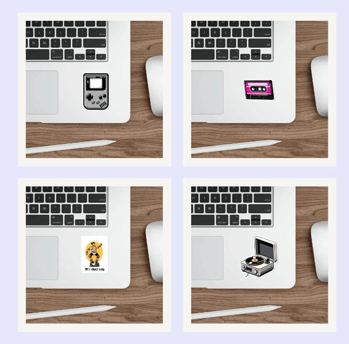 Retro Vibes Sticker Bundle