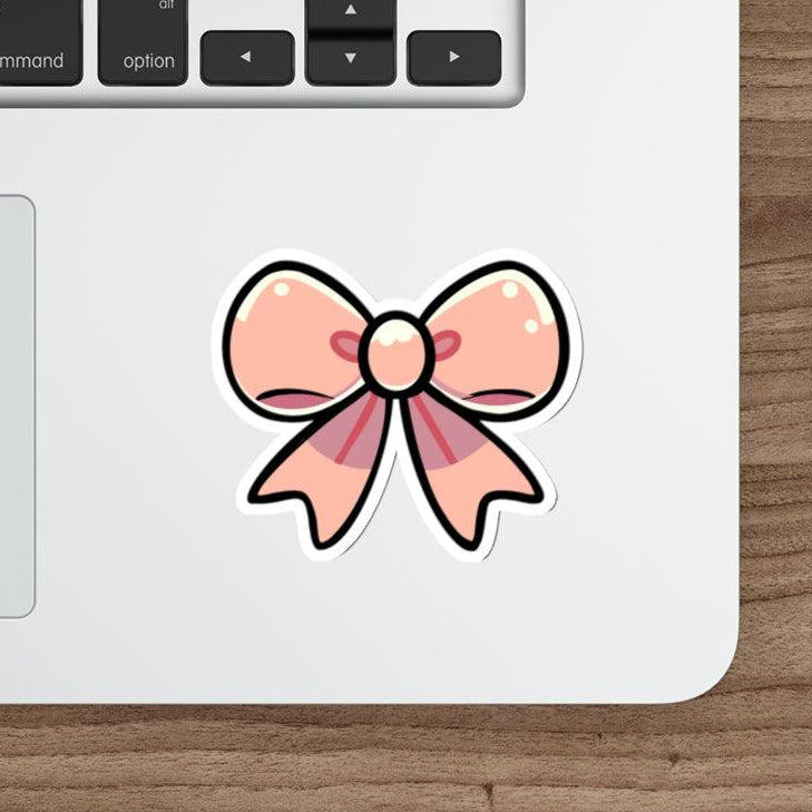 Pink Bow Sticker
