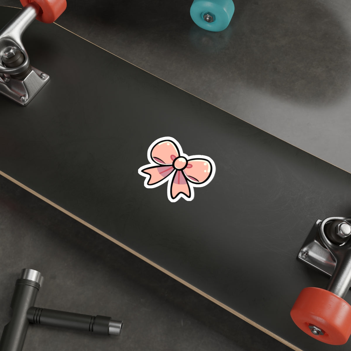Pink Bow Sticker - Image 2