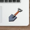 Pixelated Shovel Sticker