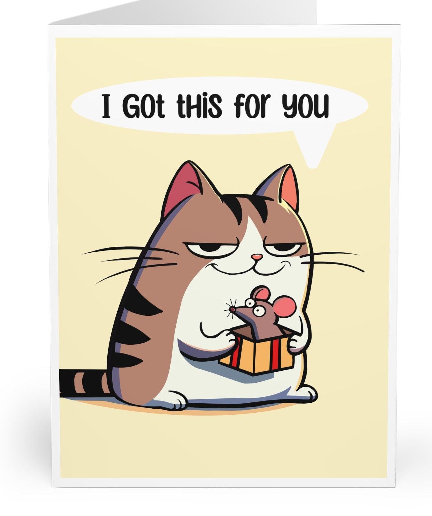 Whimsical Cat Gift Card