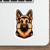 Cartoon German Shepherd Sticker