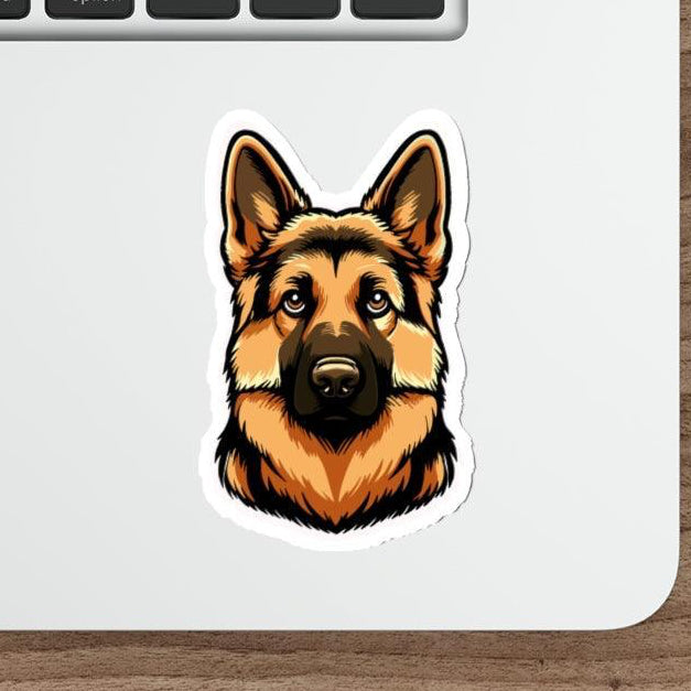 Cartoon German Shepherd Sticker