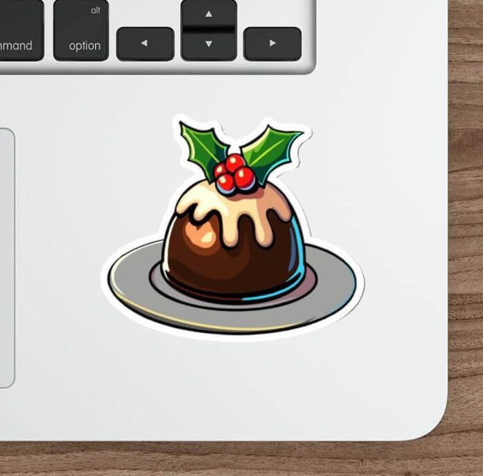 Christmas Pudding Sticker