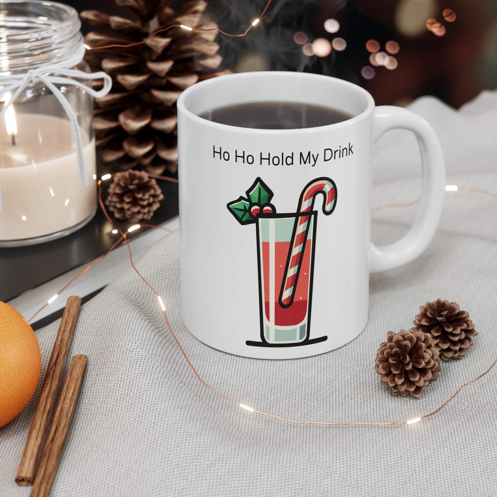 Ho-Ho-Hold My Drink Mug - Image 2