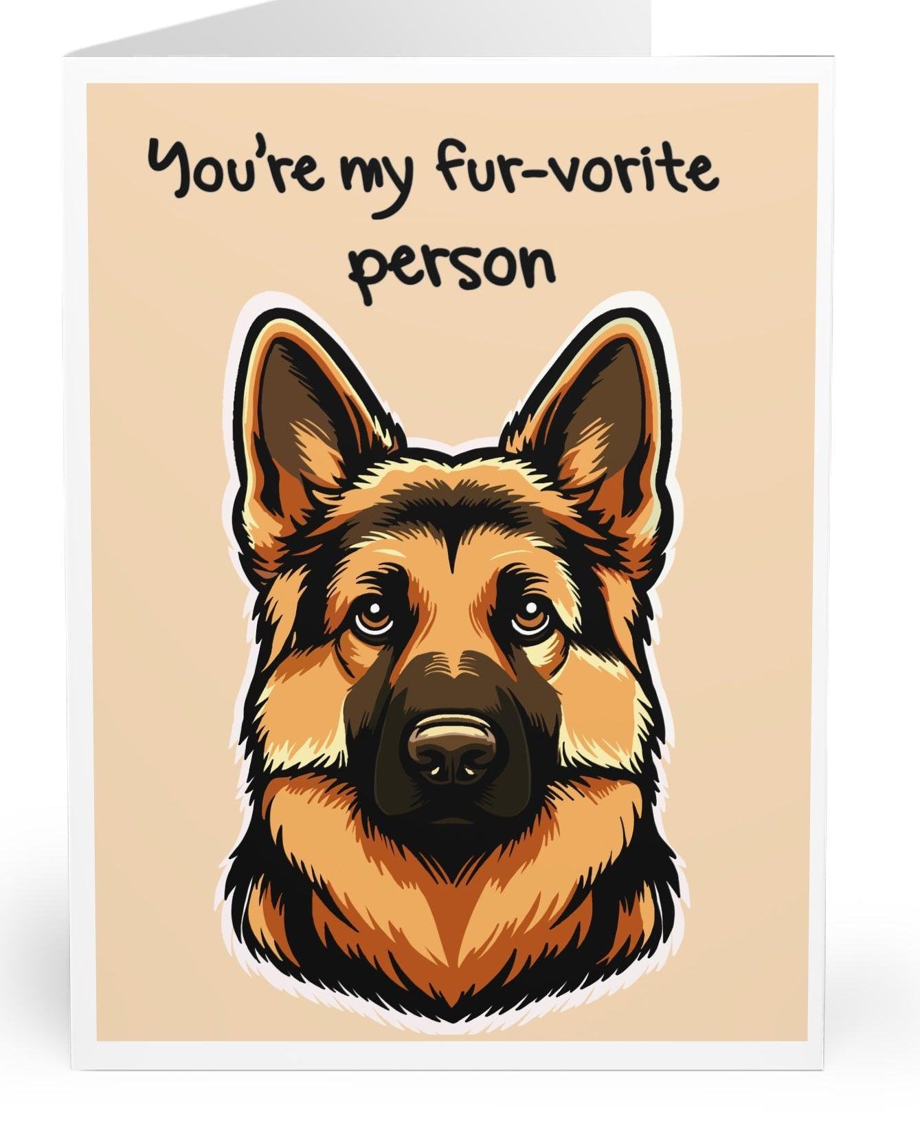 You're My Fur-vorite Person Card