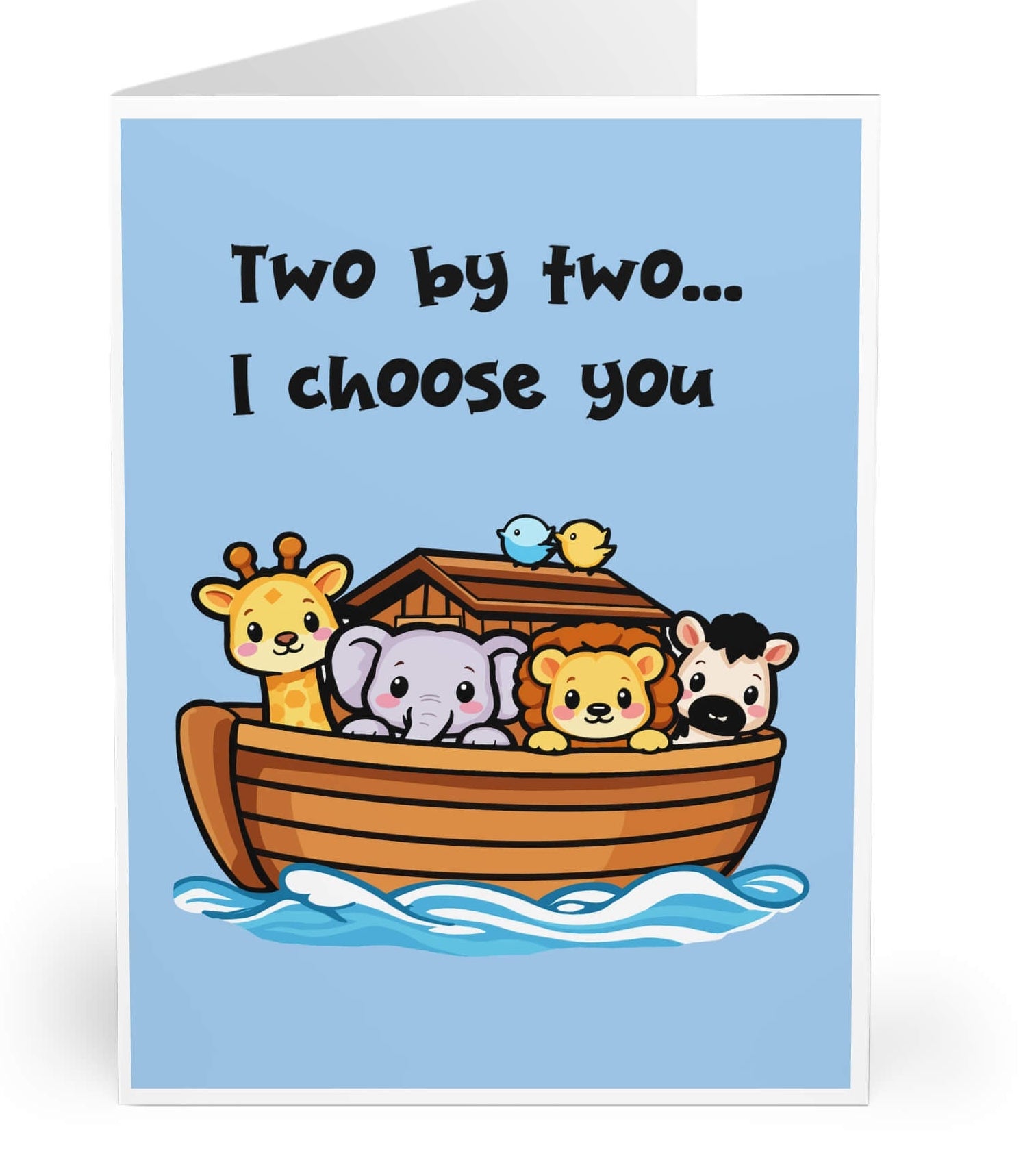 Two by Two I Choose You Card