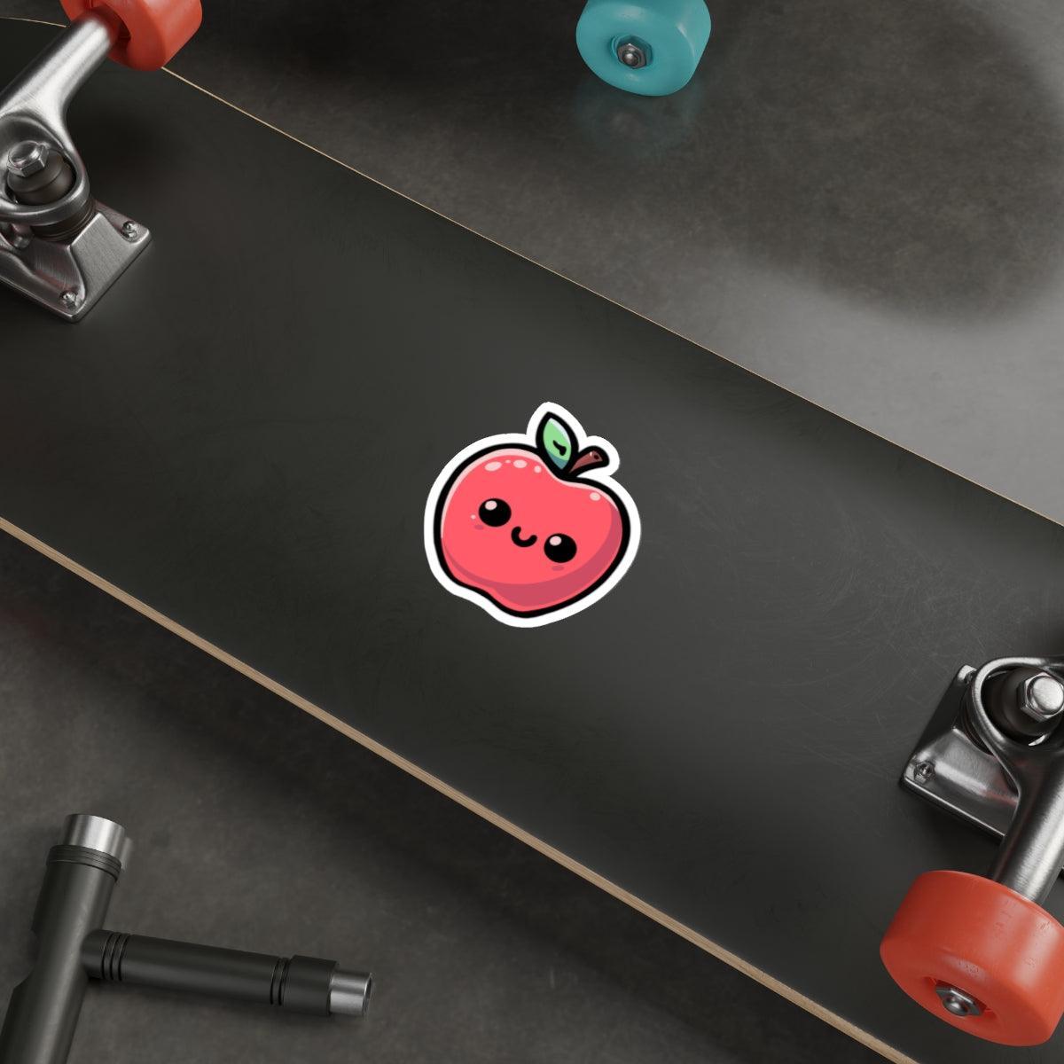 Cute Apple Sticker - Image 2