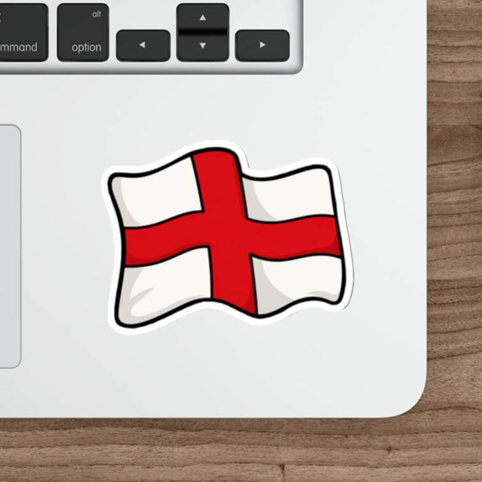 England Flag Sticker | St George's Cross Vinyl