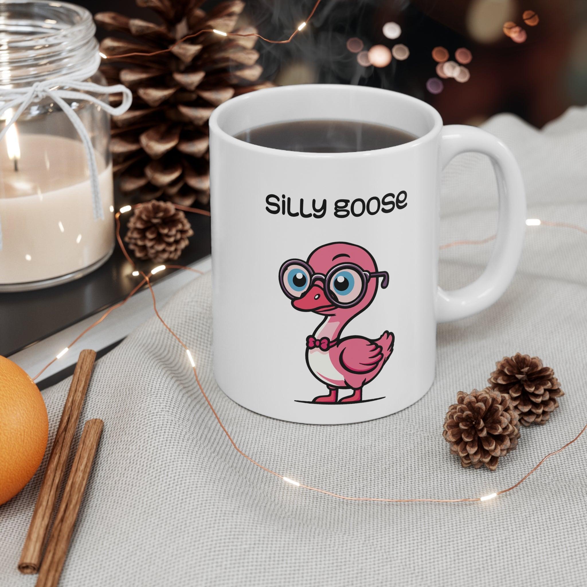 Silly Goose Pink Mug - Image 3