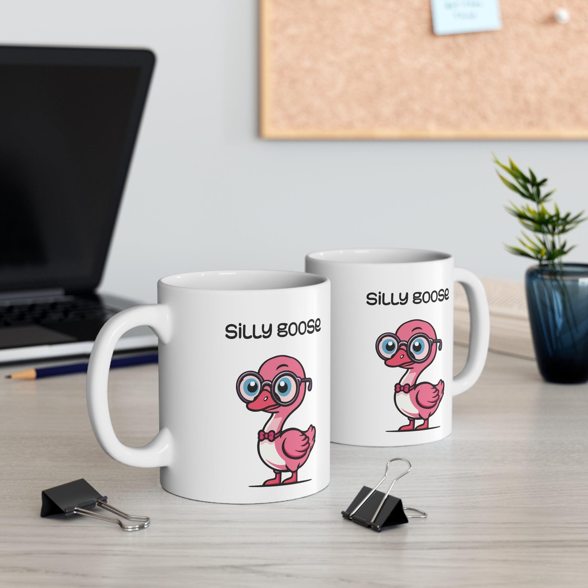 Silly Goose Pink Mug - Image 2