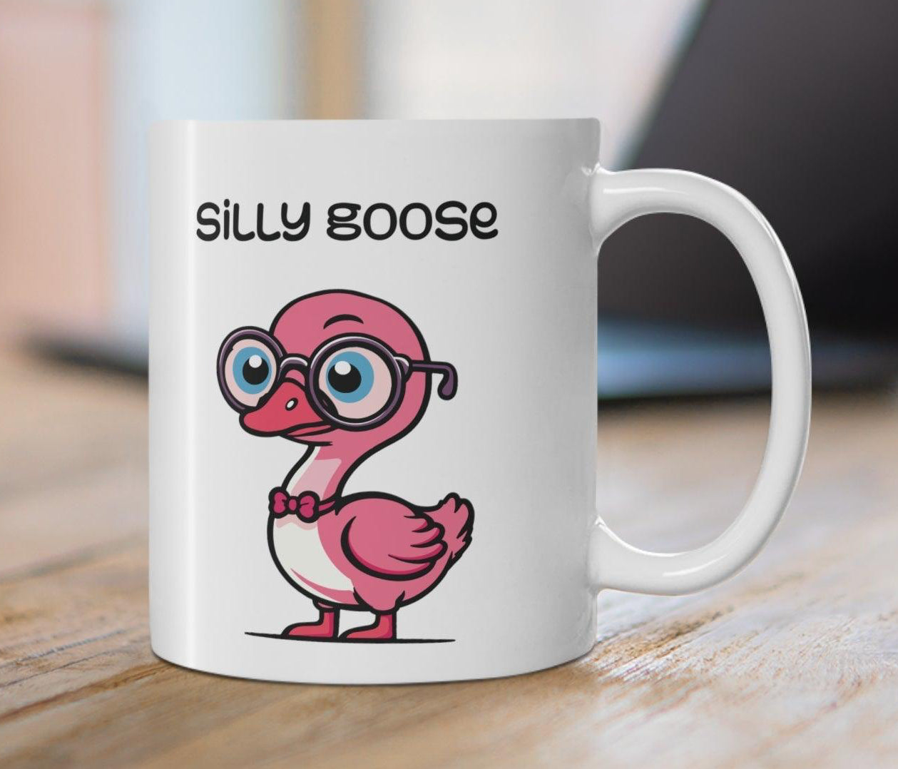 Silly Goose Pink Mug