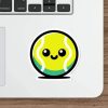 Cartoon Tennis Ball Sticker