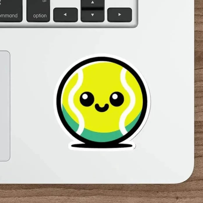 Cartoon Tennis Ball Sticker