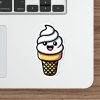 Cartoon Ice Cream Cone Sticker