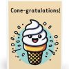 Cone-gratulations! Card