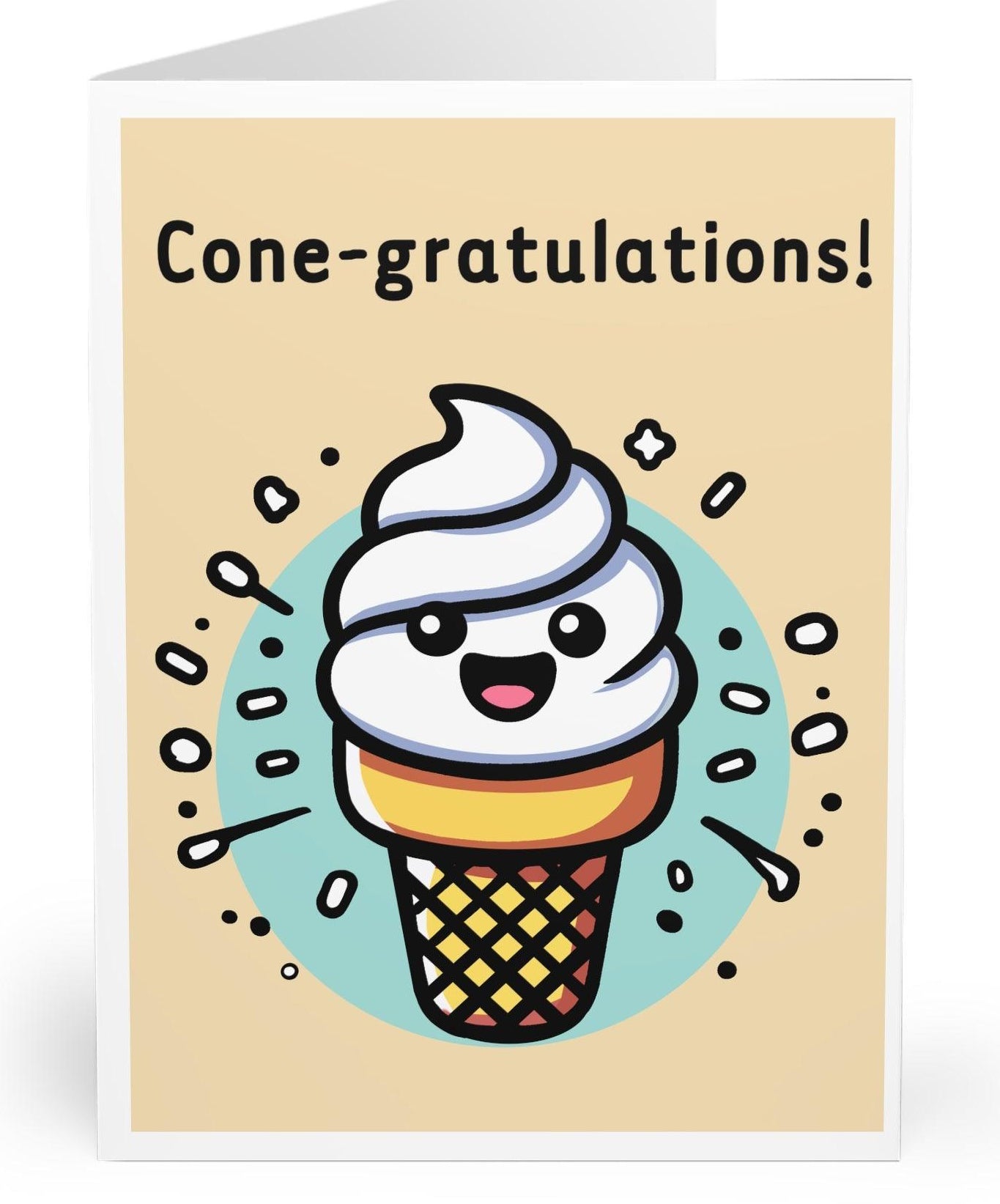 Cone-gratulations! Card