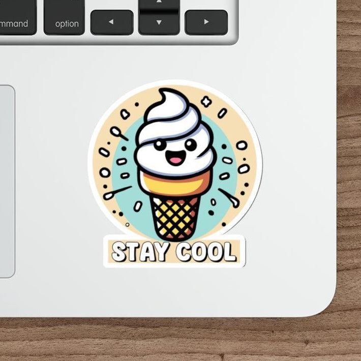 Stay Cool Ice Cream Sticker