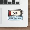 Recharge Required Christian Sticker | Matthew 4:4 Bible Sticker