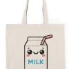 Cartoon Milk Carton Tote
